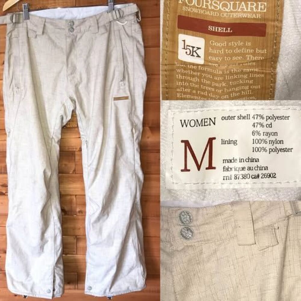 Foursquare awesome womens size M snowboard ski snow pants